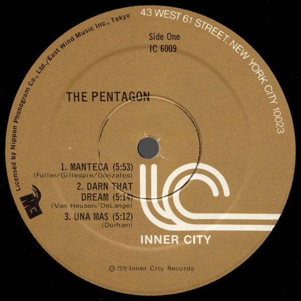 The Pentagon (3) : The Pentagon (LP, Album, RE, Gat)