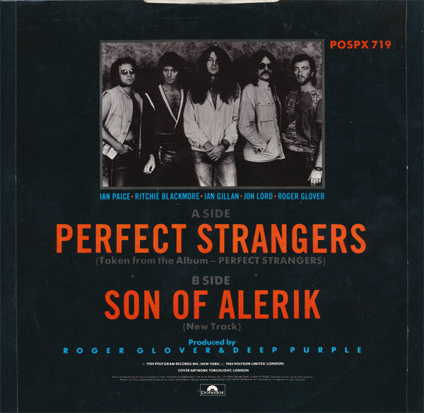 Deep Purple : Perfect Strangers (12", Single)