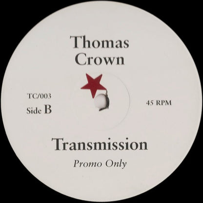Thomas Crown : Party / Transmission (12", Promo)