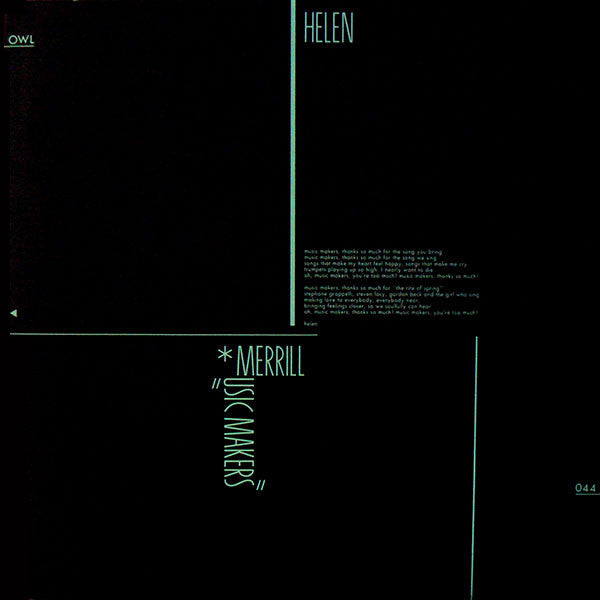 Helen Merrill, Gordon Beck, Stéphane Grappelli, Steve Lacy : Music Makers (LP, Album)