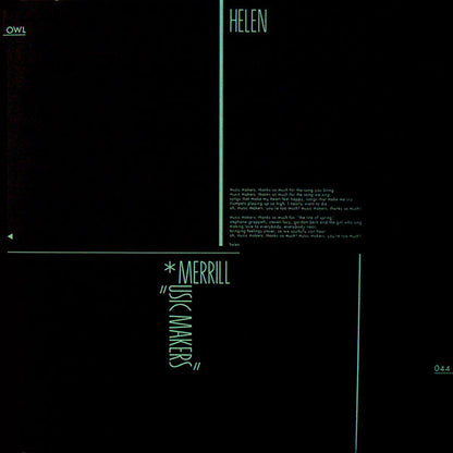 Helen Merrill, Gordon Beck, Stéphane Grappelli, Steve Lacy : Music Makers (LP, Album)