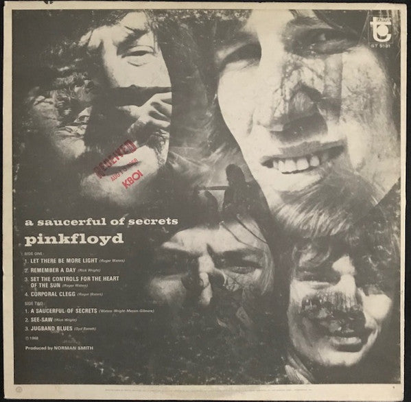 Pink Floyd : A Saucerful Of Secrets (LP, Album, RP)