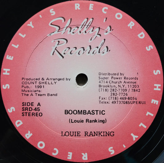Louie Rankin / Reverend Badoo : Boombastic / Protect My Country (12")
