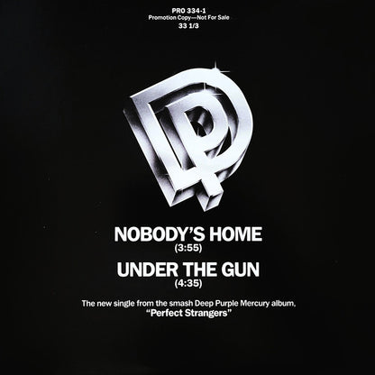 Deep Purple : Nobody's Home / Under The Gun (12", Single, Promo)