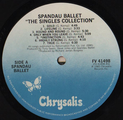 Spandau Ballet : The Singles Collection (LP, Comp, Pit)