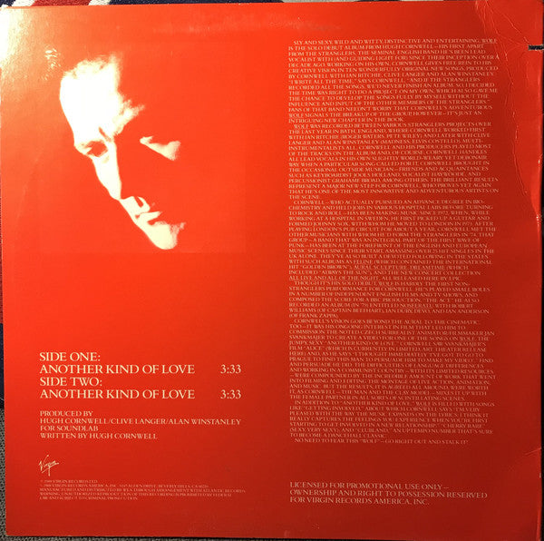 Hugh Cornwell : Another Kind Of Love (12", Single, Promo)