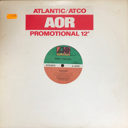 Phil Collins : Sussudio (12", Promo)