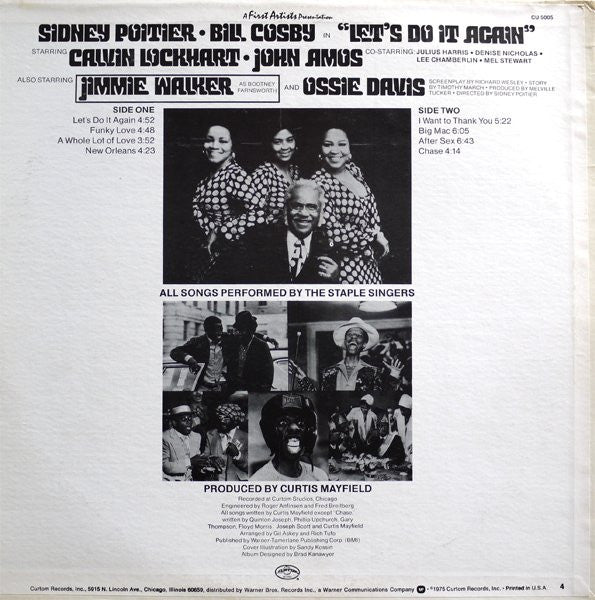 The Staple Singers : Let's Do It Again (Original Soundtrack) (LP, Album)