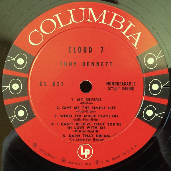 Tony Bennett Featuring Chuck Wayne : Cloud 7 (LP, Album, RE)
