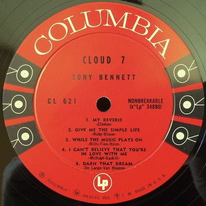 Tony Bennett Featuring Chuck Wayne : Cloud 7 (LP, Album, RE)