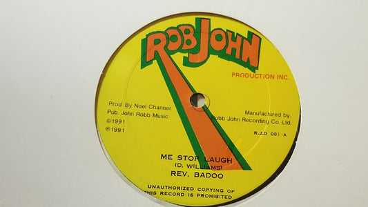 Reverend Badoo : Me Stop Laugh (12")