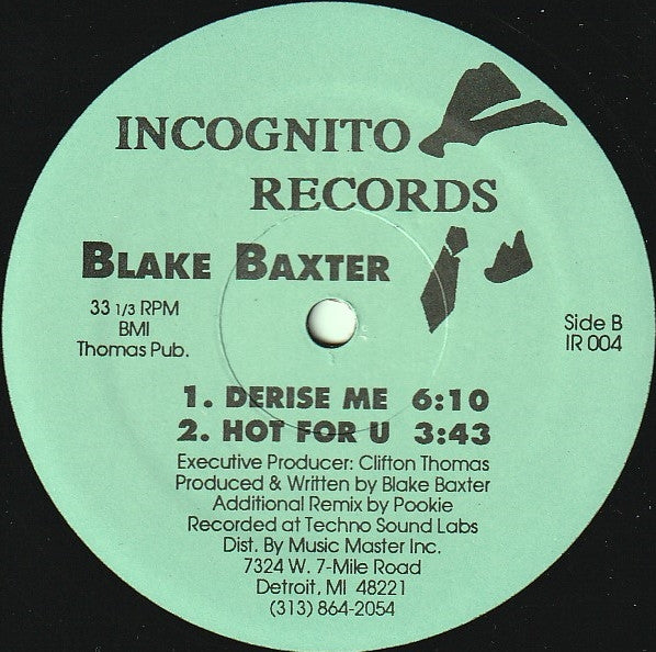 Blake Baxter : Crimes Of The Heart (12", Lig)