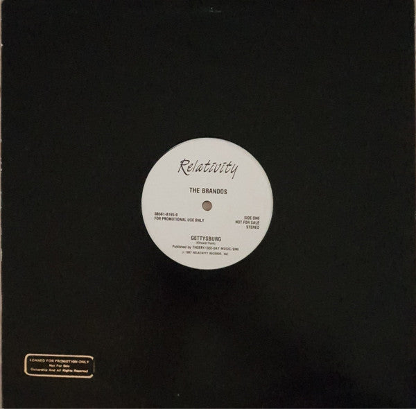 The Brandos : Gettysburg (12", Single, Promo)