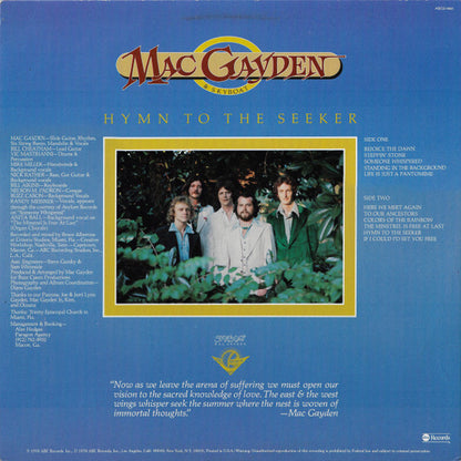 Mac Gayden & Skyboat (2) : Hymn To The Seeker (LP, Album)