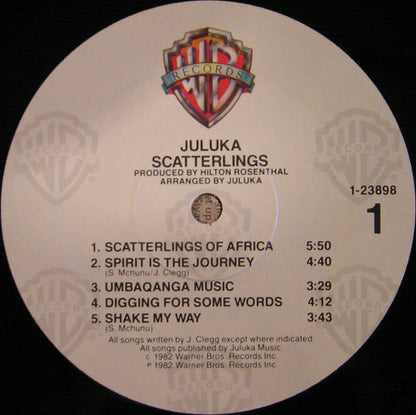 Juluka : Scatterlings (LP, Album, Win)