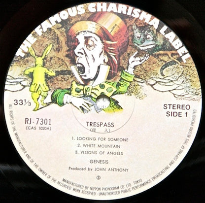 Genesis : Trespass (LP, Album, RE, Gat)