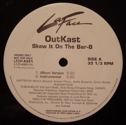 OutKast : Skew It On The Bar-B (12", Promo)