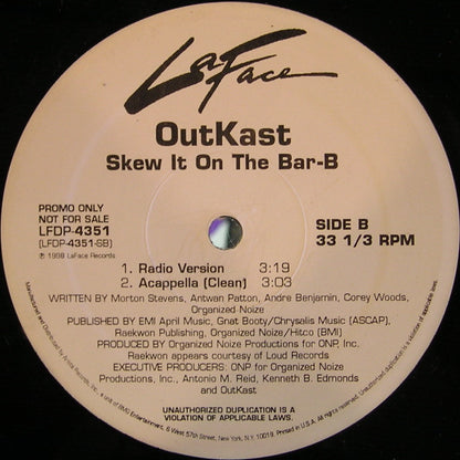 OutKast : Skew It On The Bar-B (12", Promo)