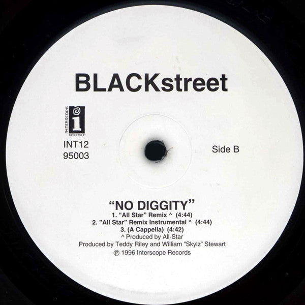 Blackstreet Featuring Dr. Dre : No Diggity (12")