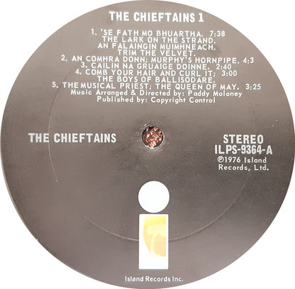 The Chieftains : The Chieftains (LP, Album)