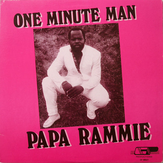 Papa Rammie : One Minute Man (12", Maxi)
