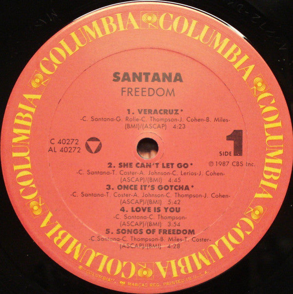 Santana : Freedom (LP, Album)
