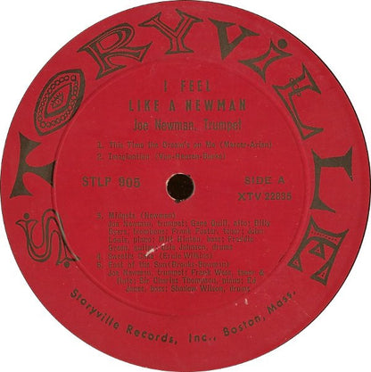 Joe Newman : I Feel Like A Newman (LP, Album, Mono)