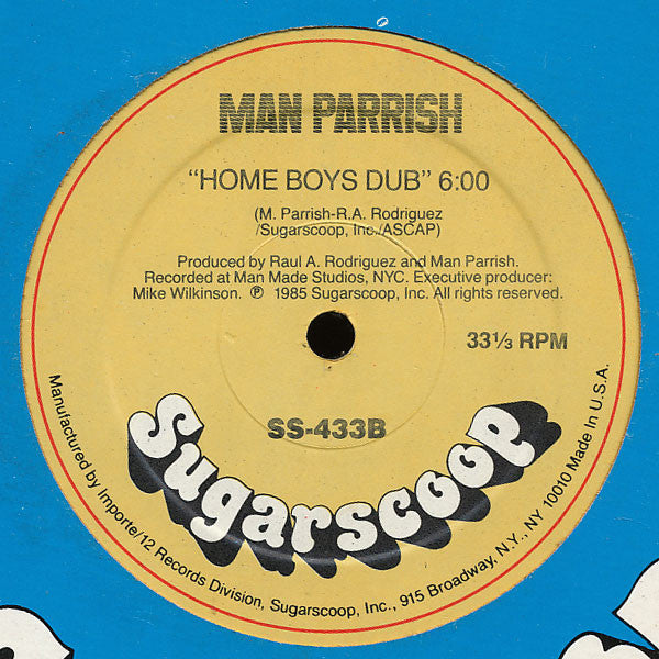 Man Parrish : Hey There, Home Boys (12")