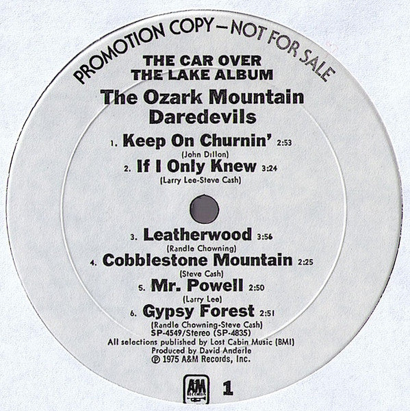 The Ozark Mountain Daredevils : The Car Over The Lake Album (LP, Album, Promo + Flexi, 7")