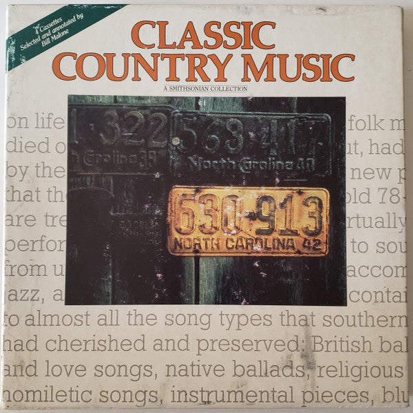 Various : Classic Country Music (4xCass, Comp + Box, Comp)