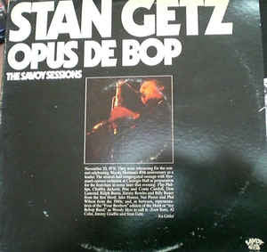 Stan Getz : Opus De Bop (LP, Comp, Promo)
