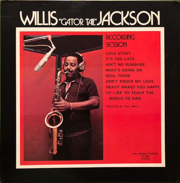 Willis Jackson : Recording Session (LP)