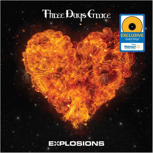 Three Days Grace : Explosions (LP, Album, Ltd, Gol)