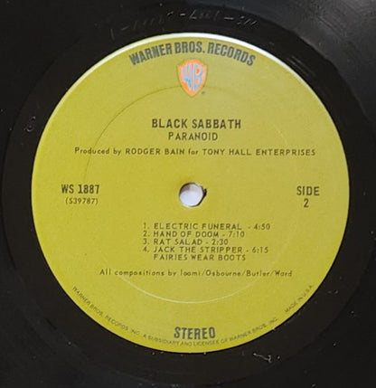 Black Sabbath : Paranoid (LP, Album, Gat)