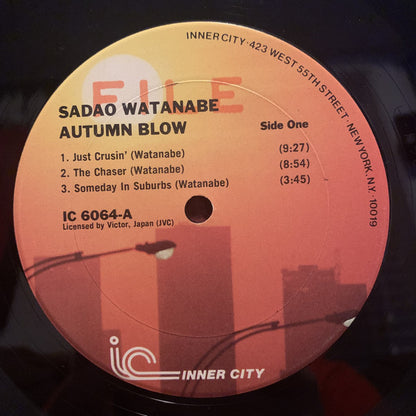 Sadao Watanabe : Autumn Blow (LP, Album, RE)