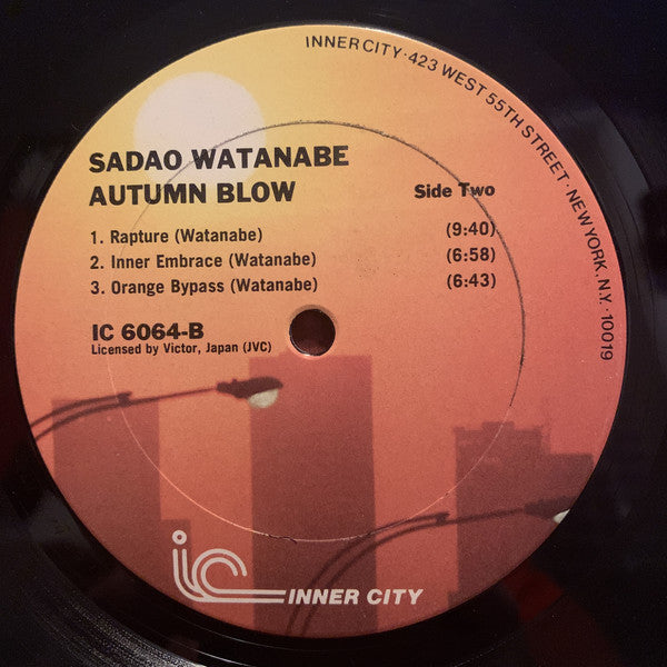Sadao Watanabe : Autumn Blow (LP, Album, RE)