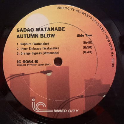 Sadao Watanabe : Autumn Blow (LP, Album, RE)