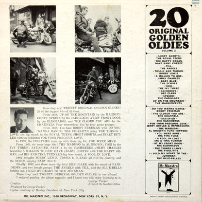 Various : 20 Original Golden Oldies Volume 2 (LP, Comp)