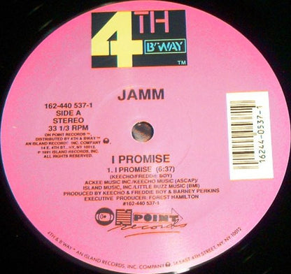 Jamm : I Promise (12")