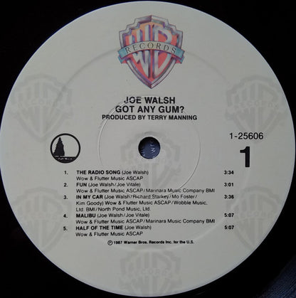 Joe Walsh : Got Any Gum? (LP, Album, Spe)
