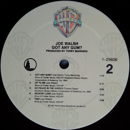 Joe Walsh : Got Any Gum? (LP, Album, Spe)