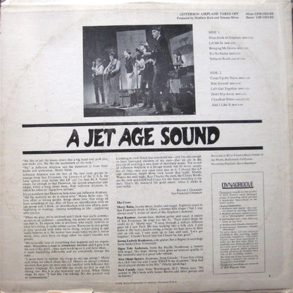 Jefferson Airplane : Jefferson Airplane Takes Off (LP, Album, 3rd)
