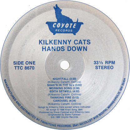 Kilkenny Cats : Hands Down (LP, Album)
