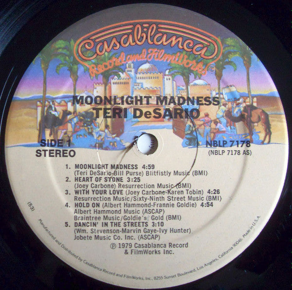 Teri DeSario : Moonlight Madness (LP, Album, 53)