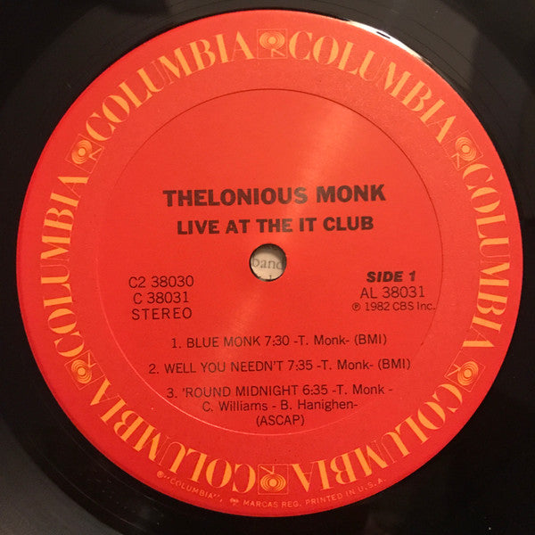 Thelonious Monk : Live At The It Club (2xLP, Album)