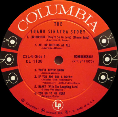 Frank Sinatra : The Frank Sinatra Story (2xLP, Comp)