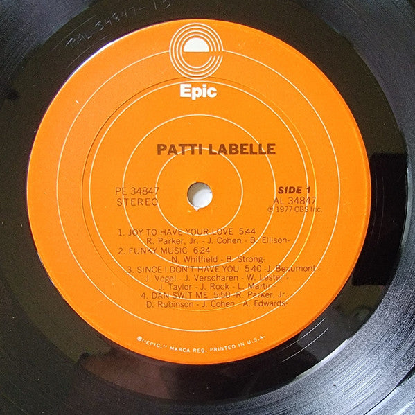 Patti LaBelle : Patti Labelle (LP, Album, Ter)