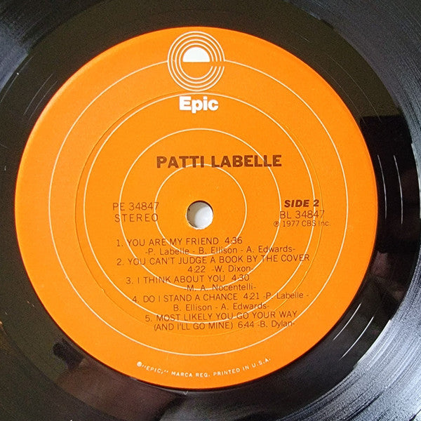 Patti LaBelle : Patti Labelle (LP, Album, Ter)