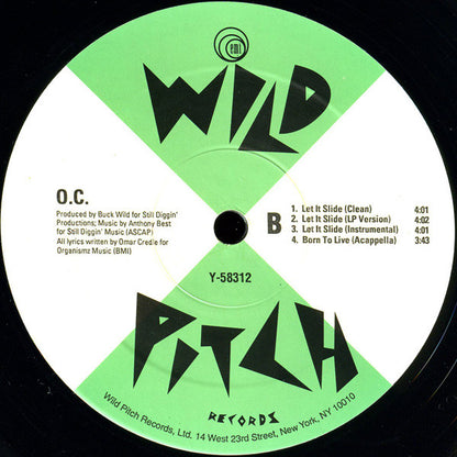 O.C. : Born 2 Live / Let It Slide (12")