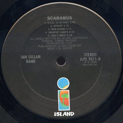 Ian Gillan Band : Scarabus (LP, Album, Ter)